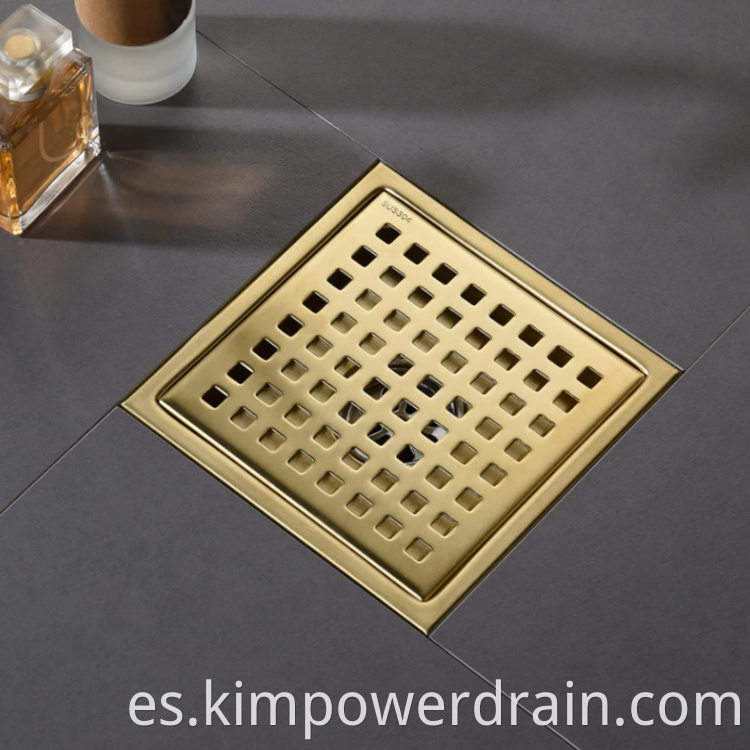 gold floor drain